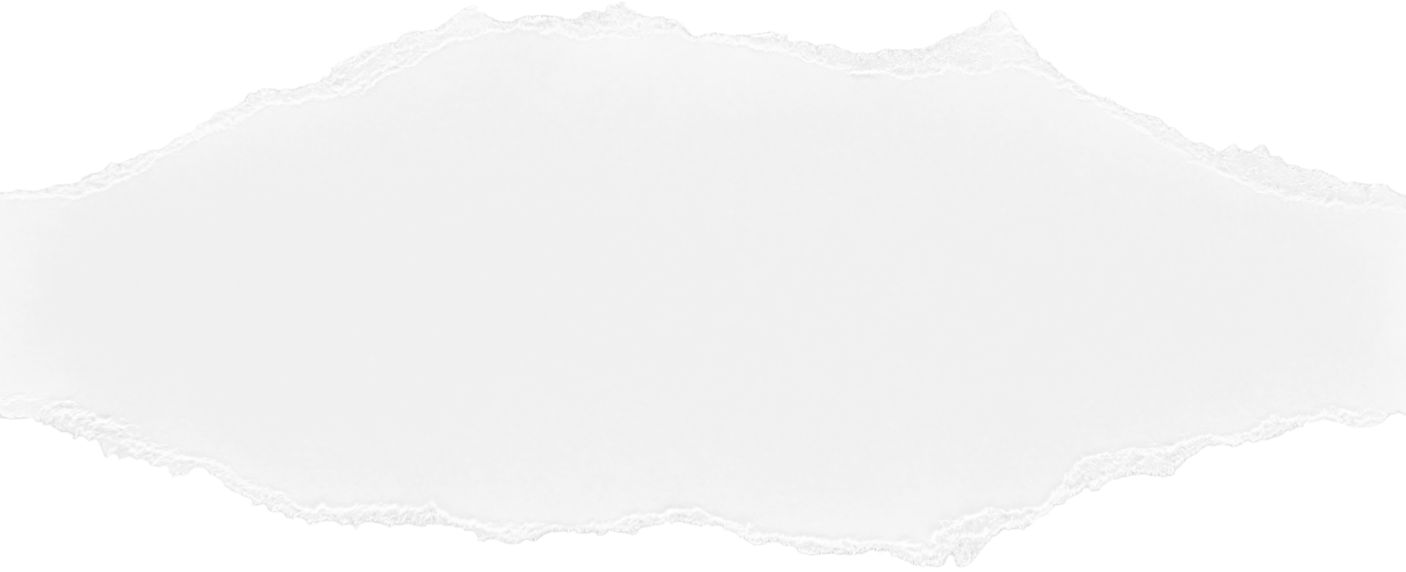 White Torn Horizontal Paper